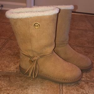 Tan boots